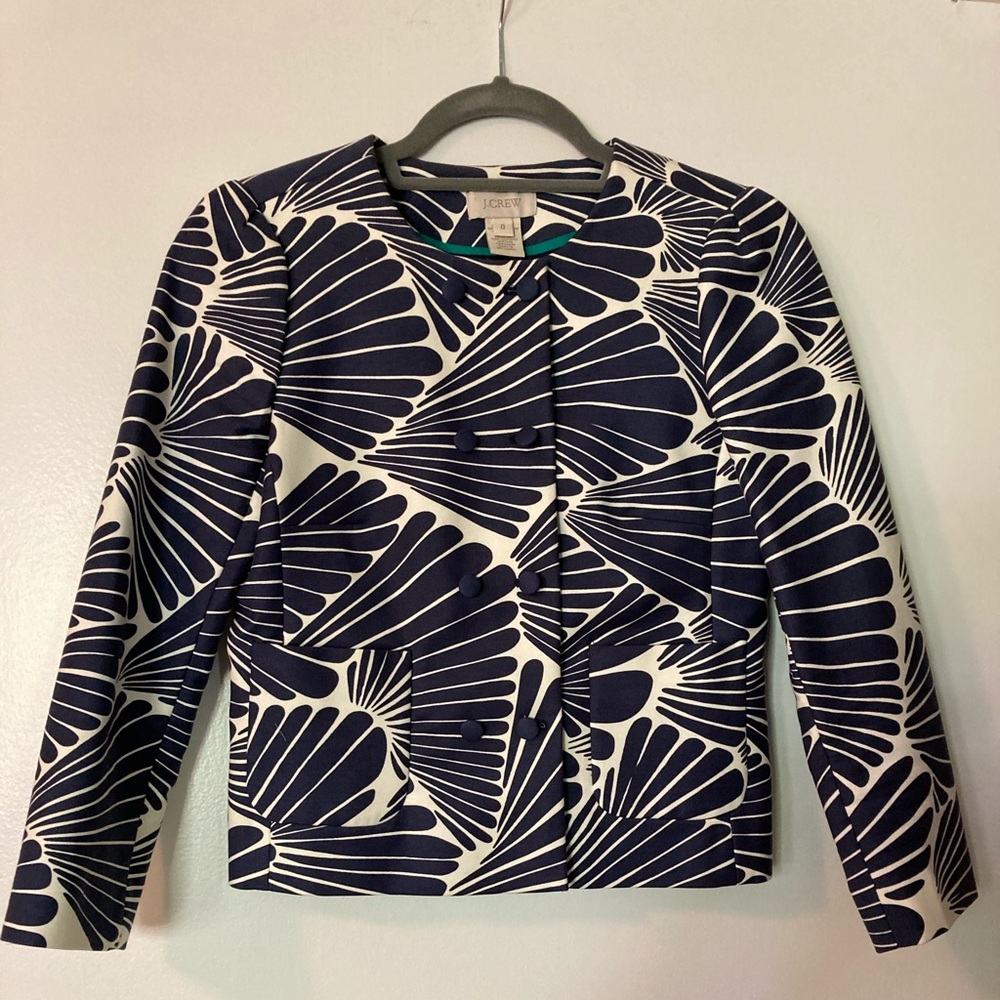 J. Crew cropped blazer